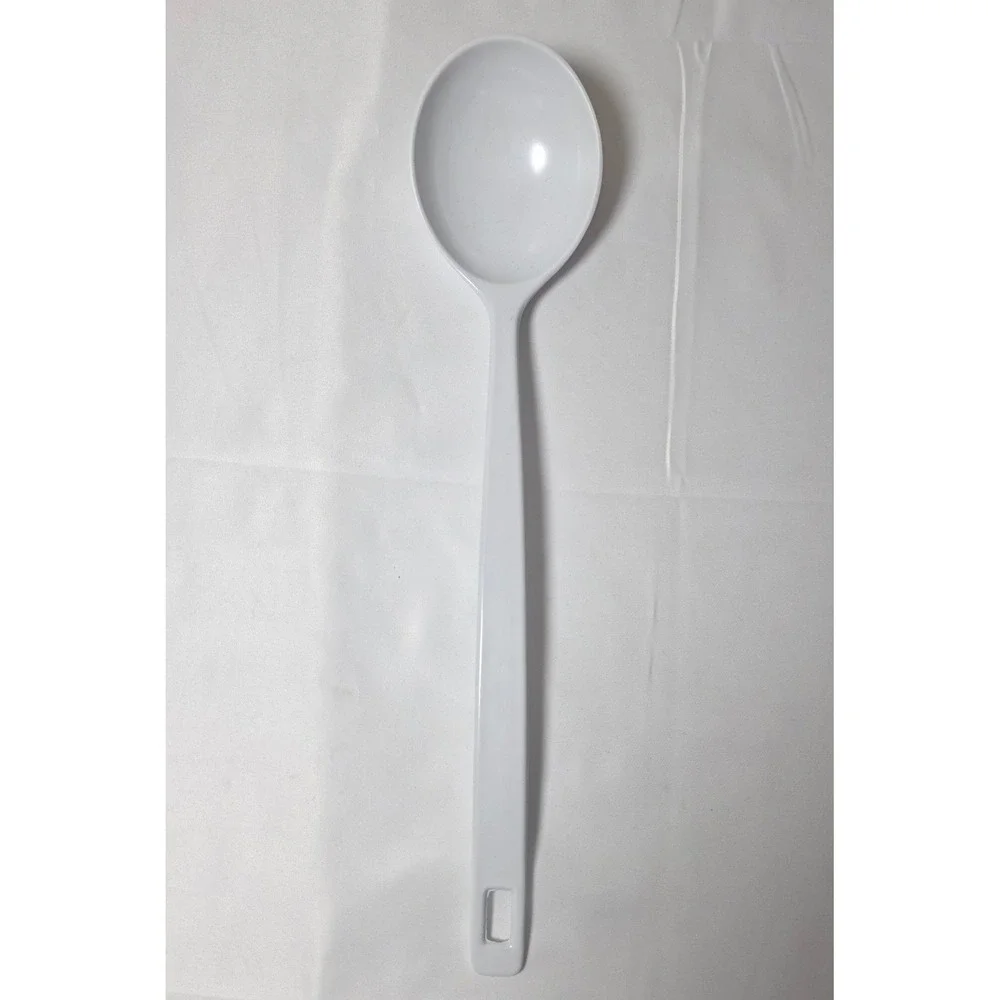 Vintage‎ Rowoco White Melamine Spoon 14 Inch Long Handle Dishwasher Safe 0-2005